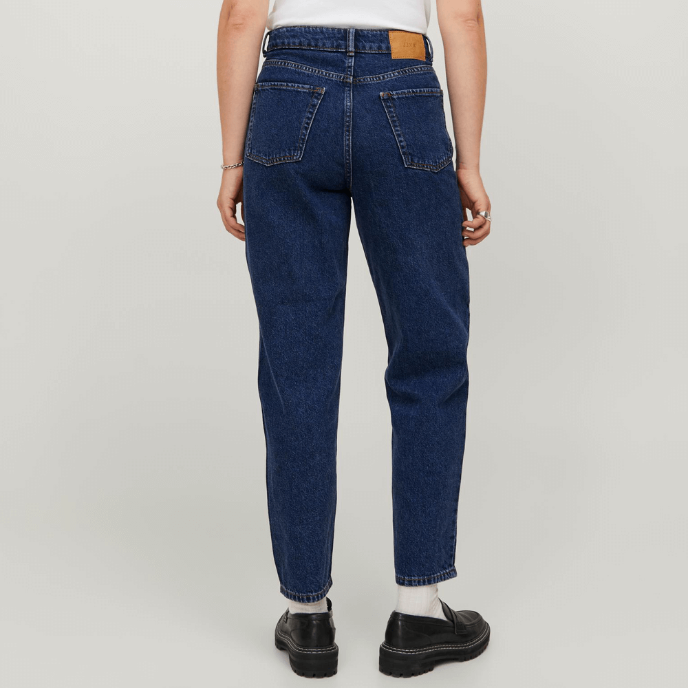 JJXX Lisbon High Waisted Dark Blue Denim Jeans Jarrolds Norwich